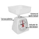 Báscula capacidad 3 kg mecánica para cocina, Pretul