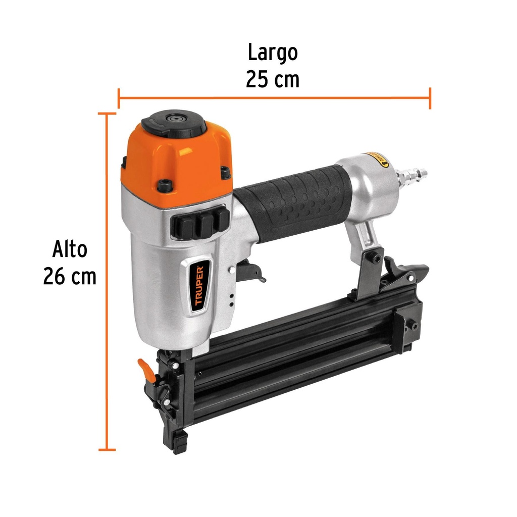 Clavadora neumática profesional, calibre 18, Truper