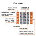 Báscula elctrónica multifunciones capacidad 20kg, Truper