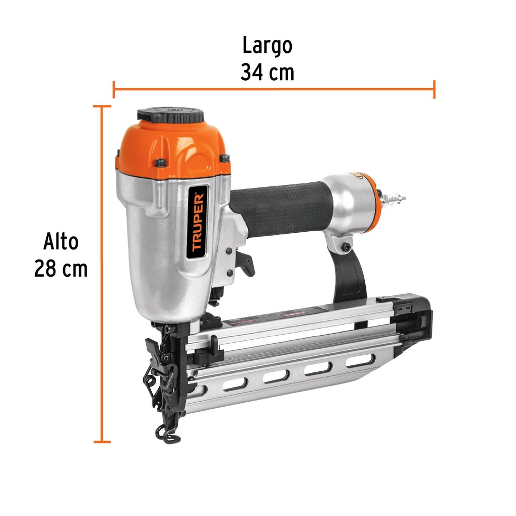 Clavadora neumática profesional, calibre 16, Truper