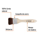 Brocha pelo de camello de 1-1/2' con mango de madera, Truper