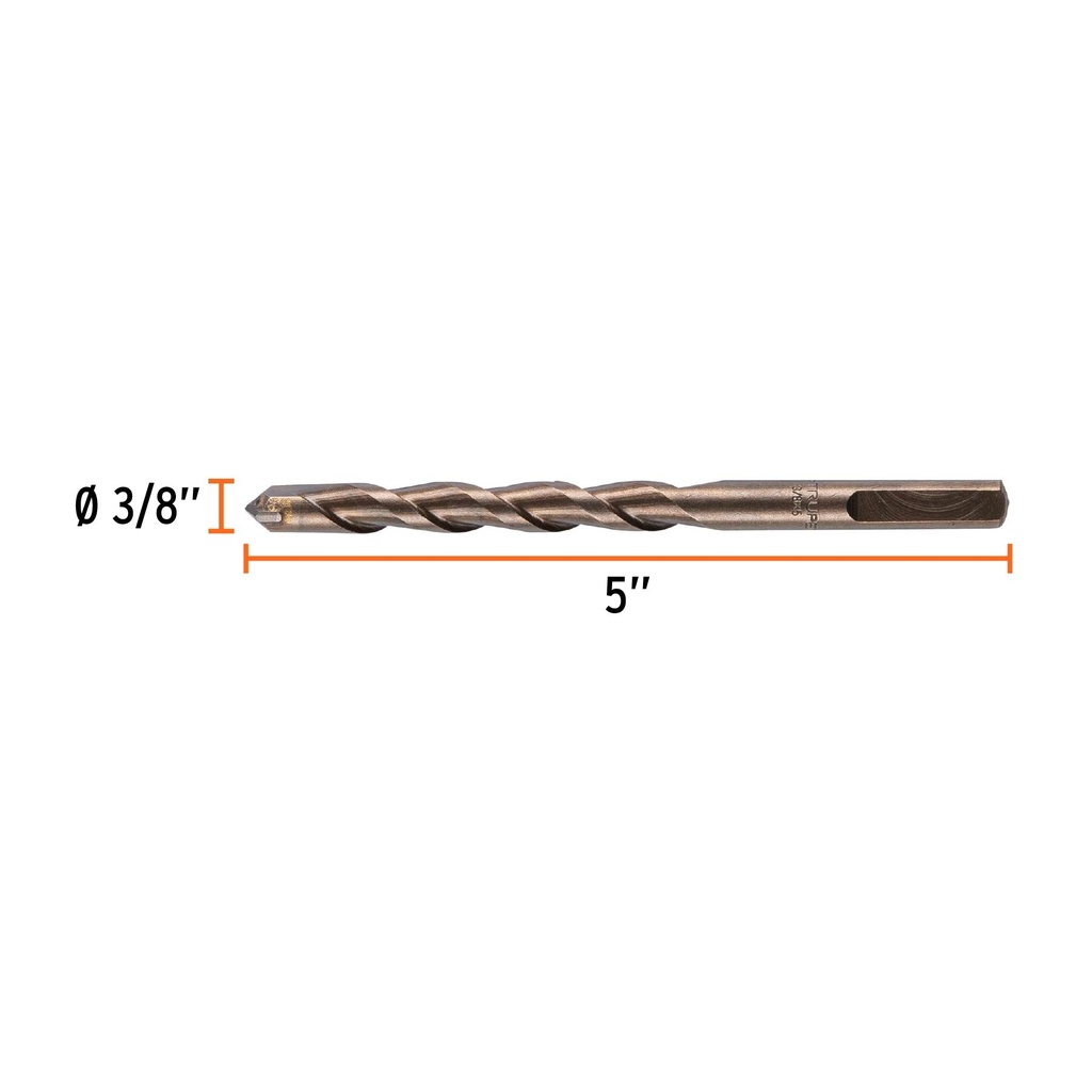 Broca para concreto de 3/8 x 5', Truper