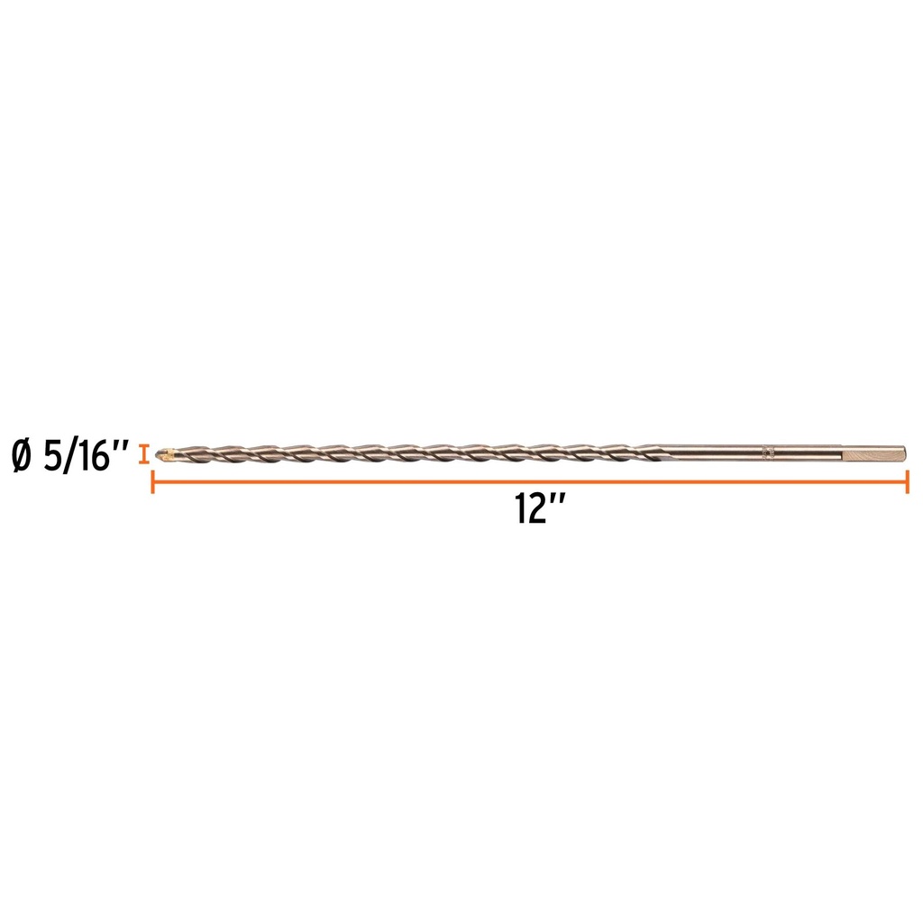 Broca para concreto de 5/16 x 12', Truper