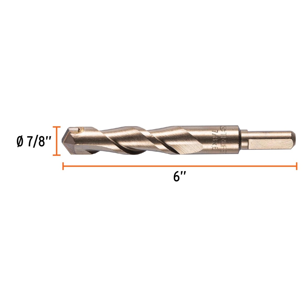 Broca para concreto de 7/8 x 6', Truper