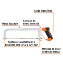 Arco 12' profesional ajustable de solera para segueta