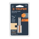 Broca para router, recta 2 filos, 5/16', Truper