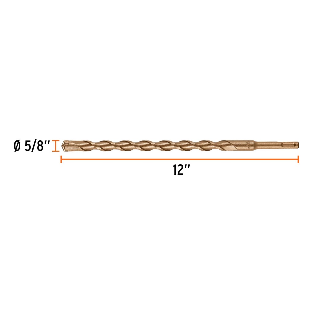 Broca SDS Plus 5/8 x 12', Truper