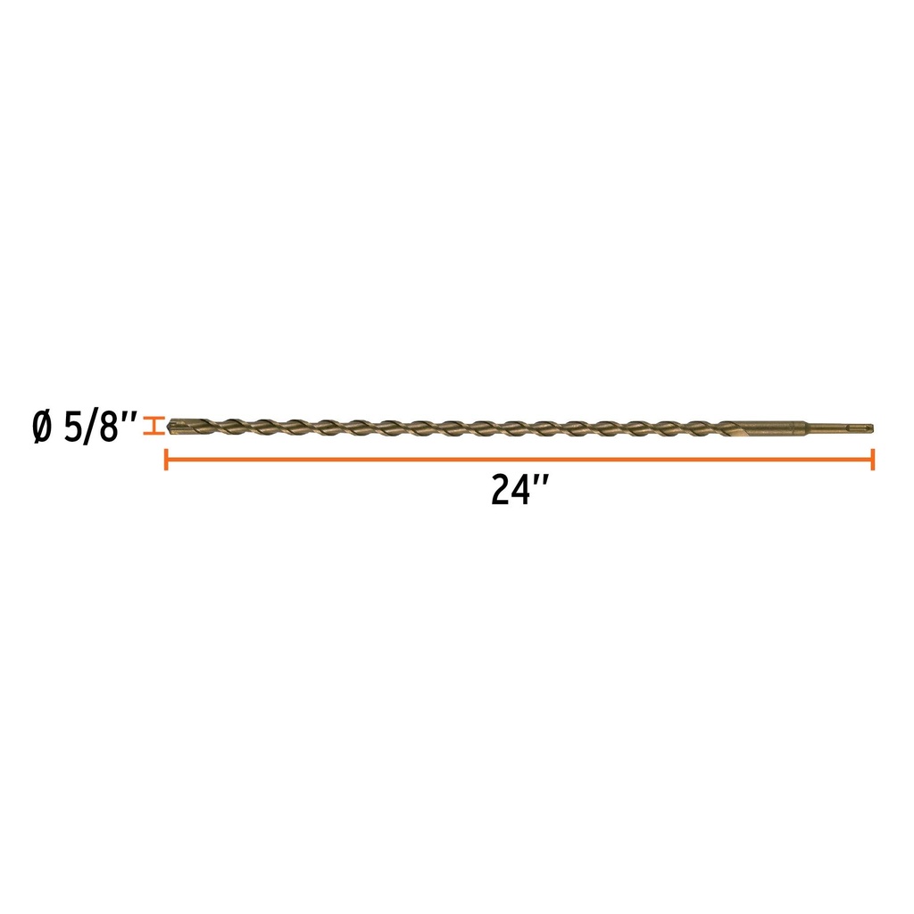 Broca SDS Plus 5/8 x 24', Truper