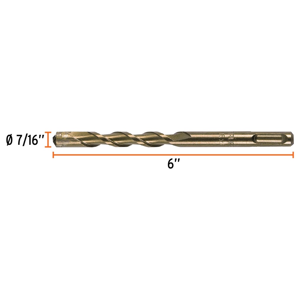 Broca SDS Plus 7/16 x 6', Truper