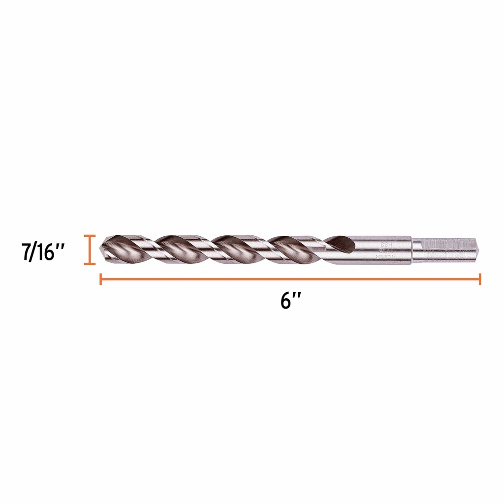 Broca HSS 7/16' Trusilver para metal, Truper