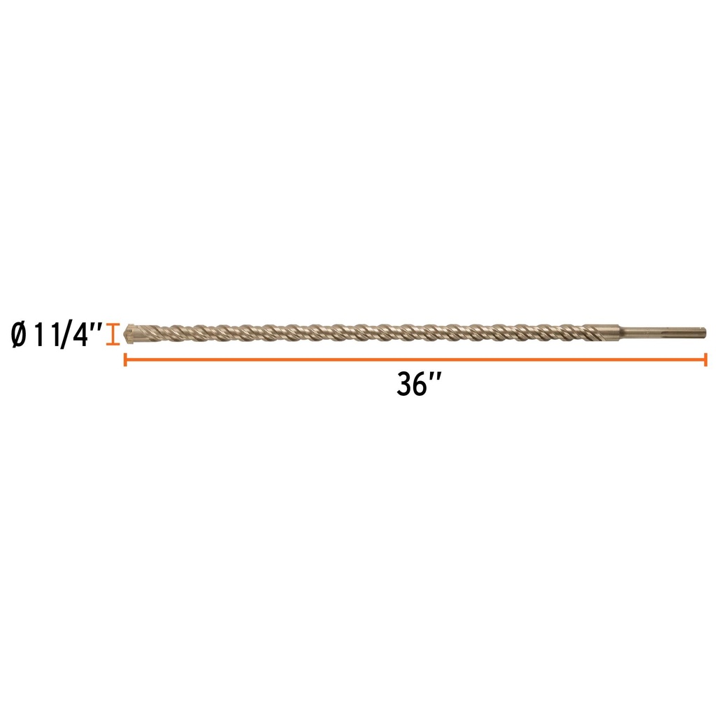 Broca SDS Ma x de 1-1/4 x 36', Truper