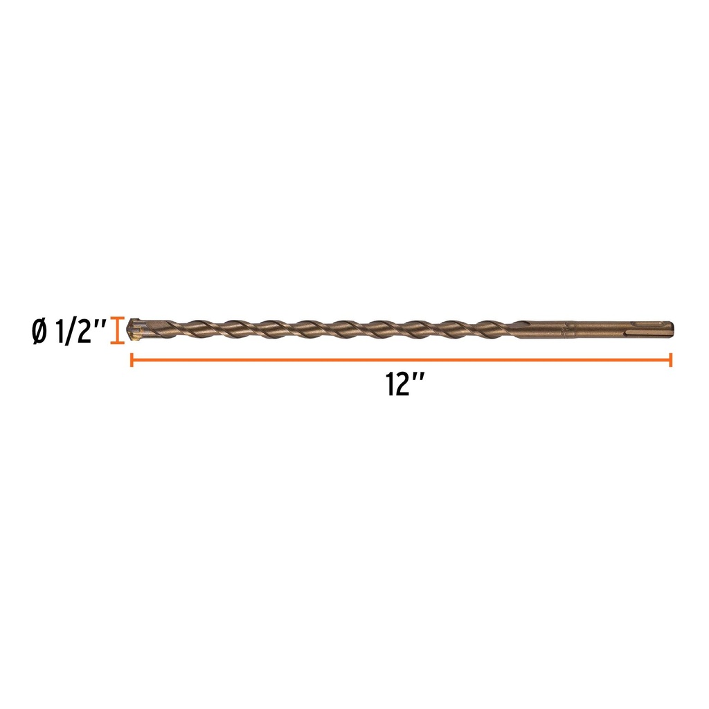 Broca SDS Plus 1/2 x 12', Truper