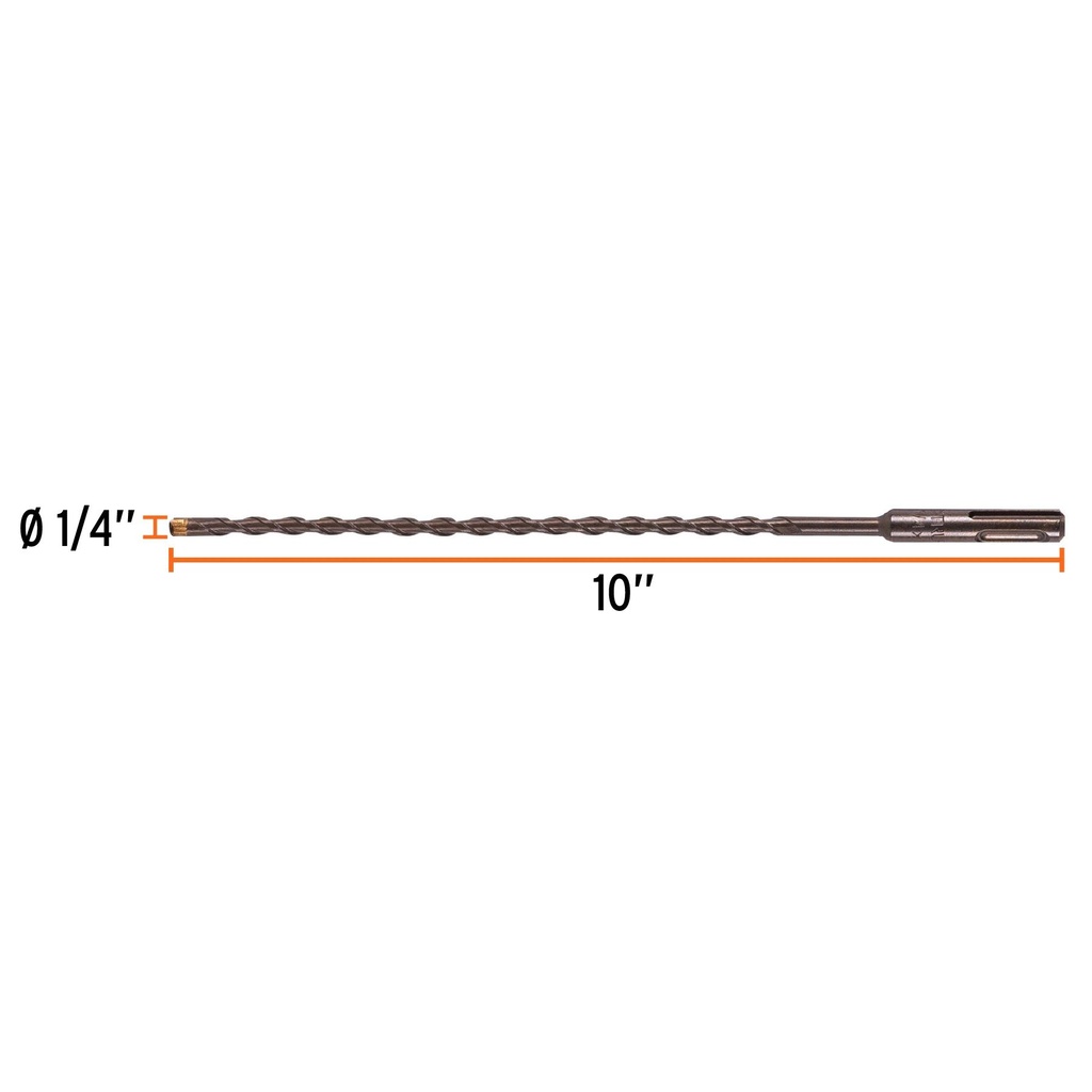 Broca SDS Plus 1/4 x 10', Truper