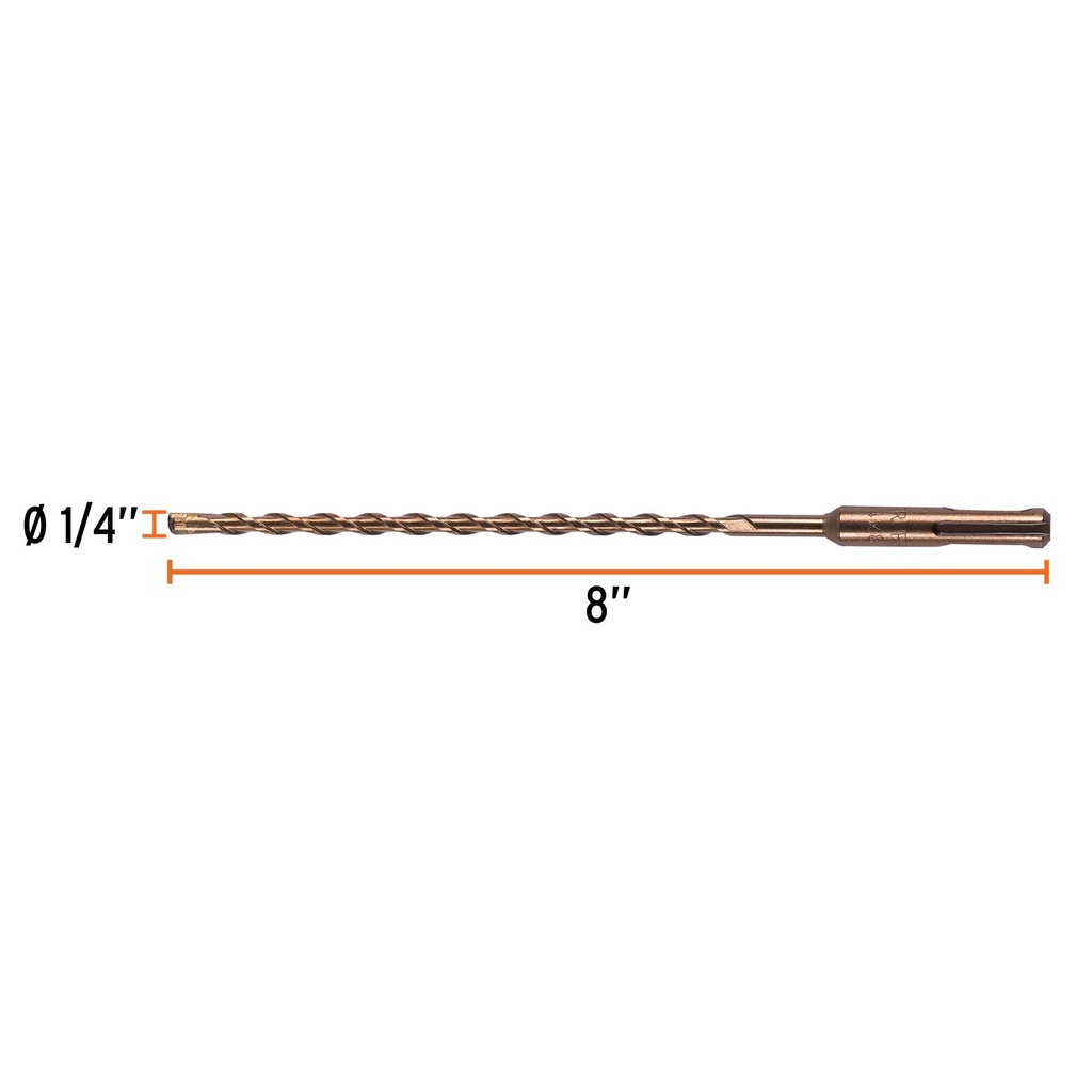 Broca SDS Plus 1/4 x 8', Truper