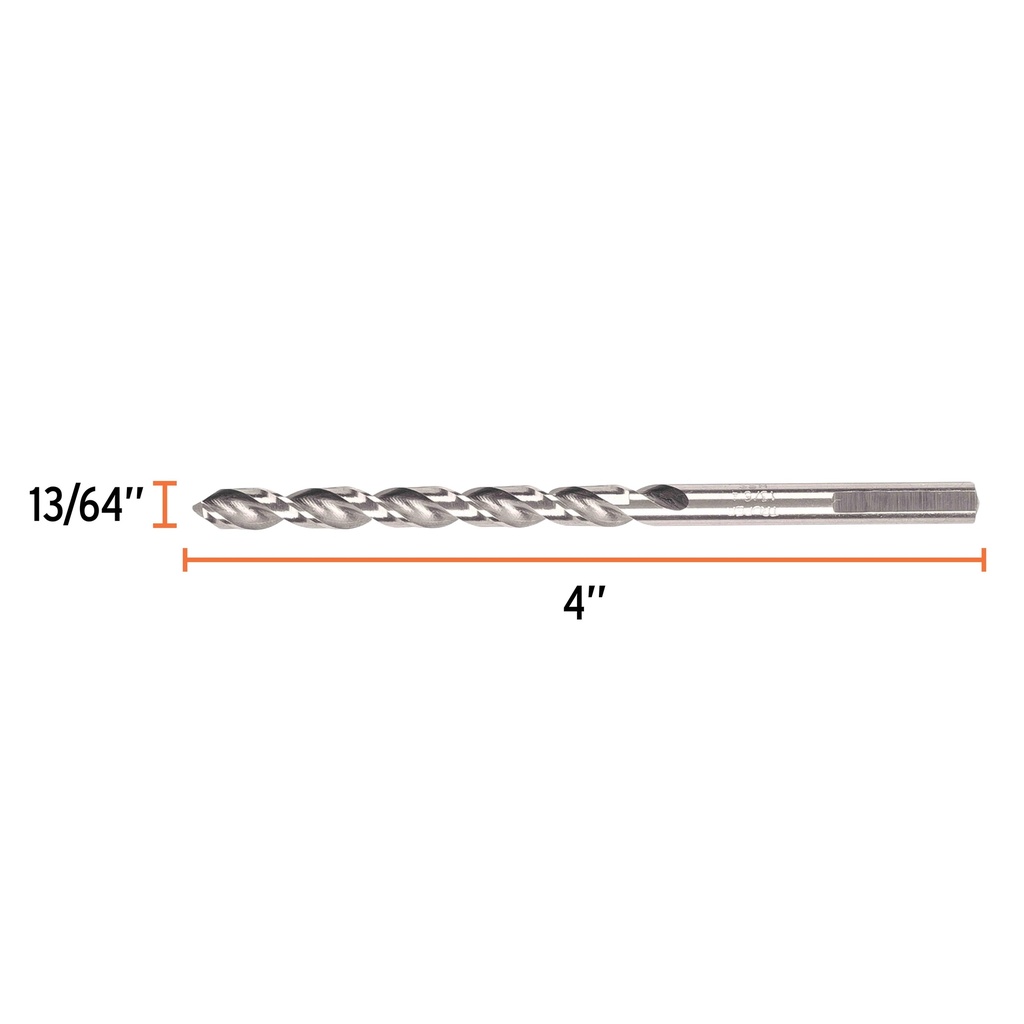 Broca HSS 13/64' Trusilver para metal, Truper