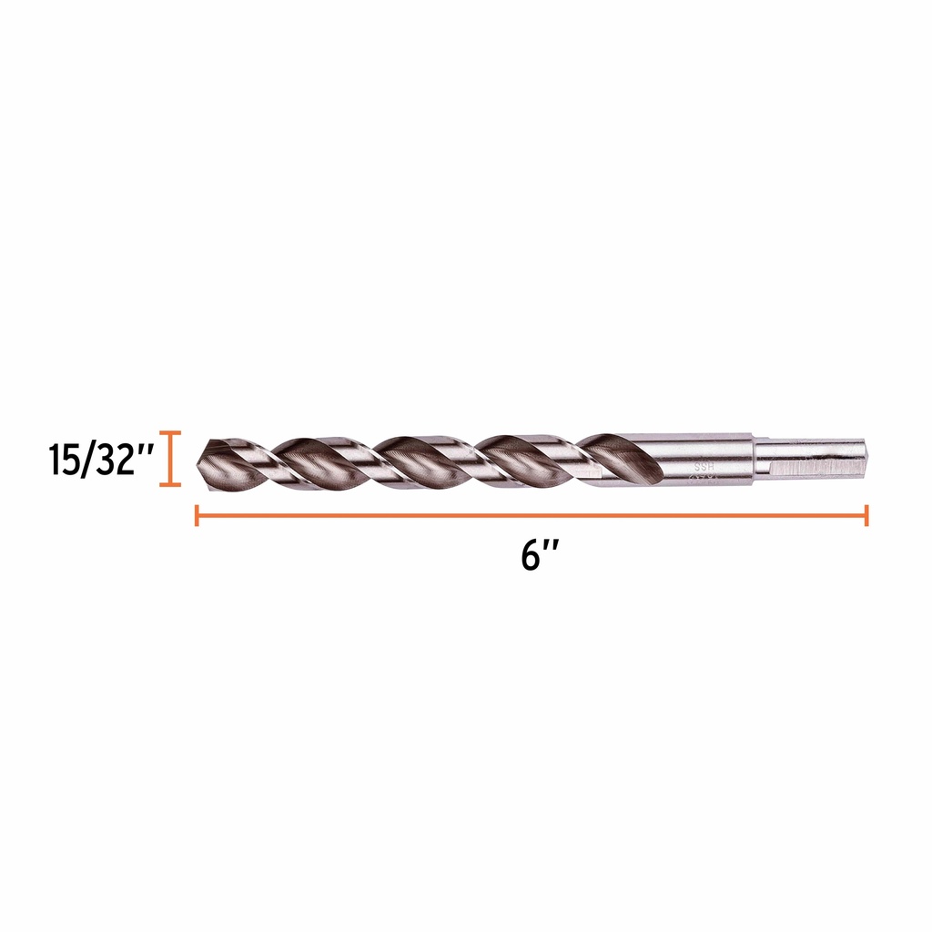 Broca HSS 15/32' Trusilver para metal, Truper