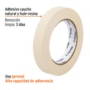 Cinta masking tape de 3/4' x 50 m, Truper