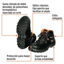 Bota de seguridad dieléctrica antifatiga negra #30, Truper