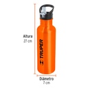 Botella de aluminio de 750 ml, Truper