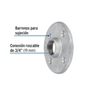 Brida de acero galvanizado de 3/4', Foset