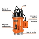 Bomba sumergible de hierro fundido para agua limpia 3/4 HP