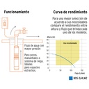 Bomba sumergible para pozo profundo, 3/4 HP, agua limpia