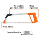 Arco 12' profesional tubular de acero para segueta, Truper