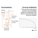 Bomba sumergible plástica para agua sucia 1-1/2 HP, Truper