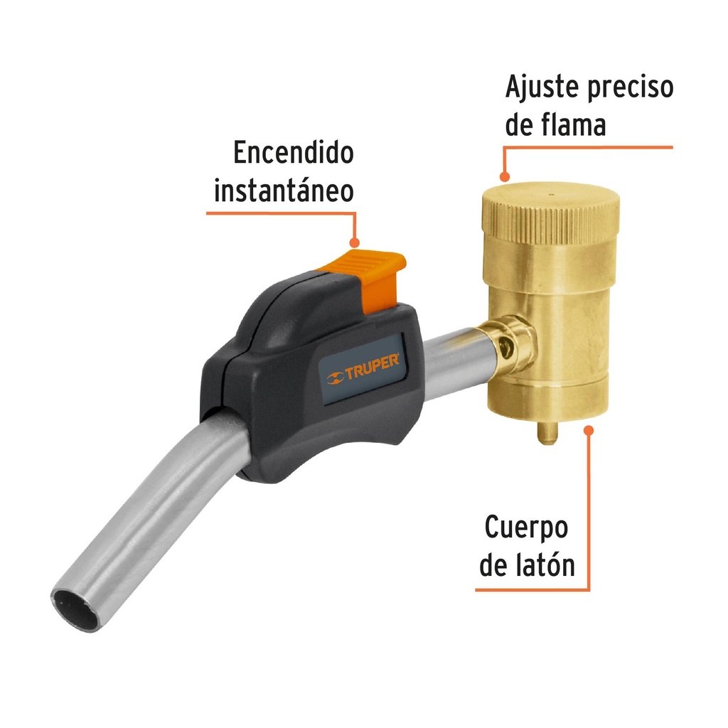 Boquilla electrónica para tanque de gas propano, Truper