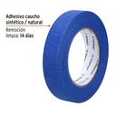 Cinta masking tape azul de 1' x 50 m, Truper