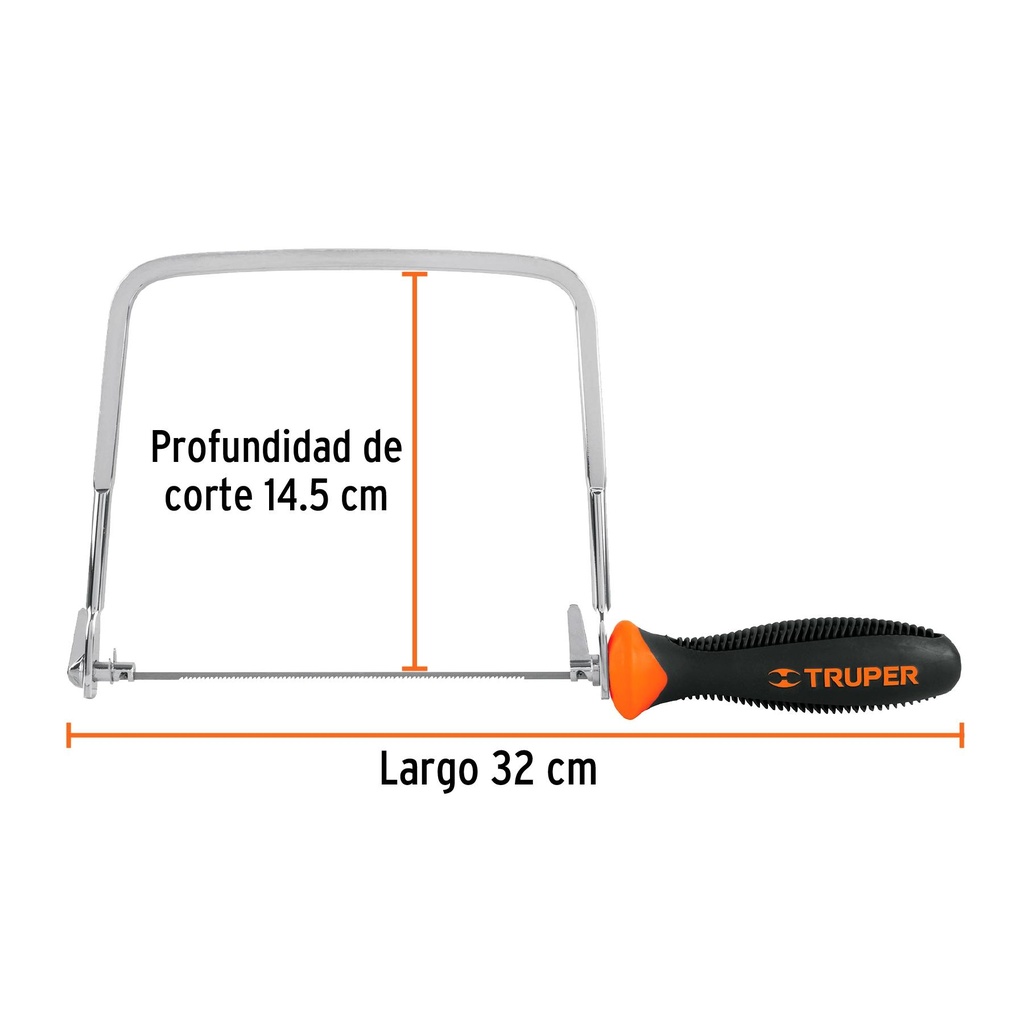 Arco calador 6' para segueta, Truper