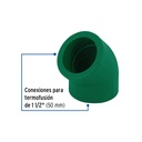 Codo 45° de PPR de 1-1/2', Foset