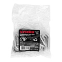 Bolsa con 10 guardacabos para cable de acero de 3/16', Fiero