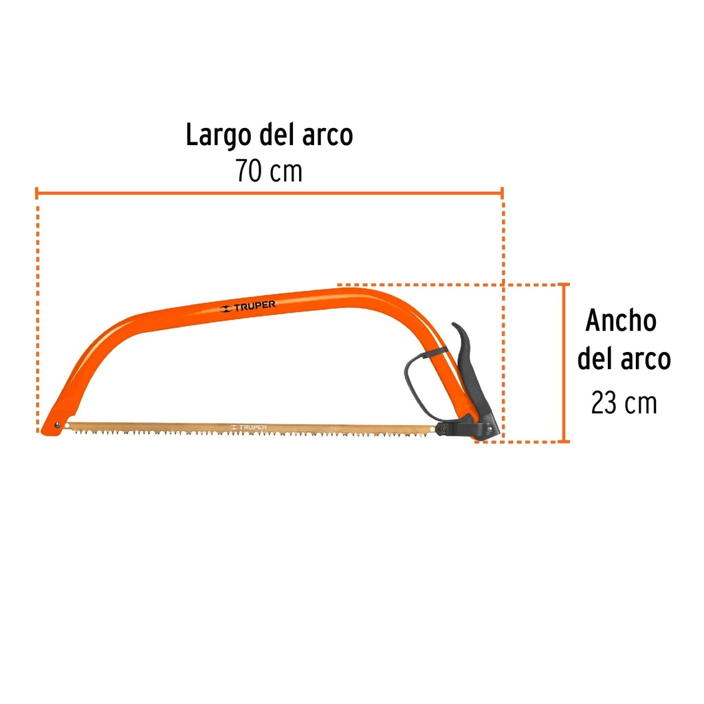 Arco jardinero tubular de 24', Truper