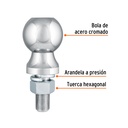 Bola de arrastre, capacidad 3500 lb, Truper