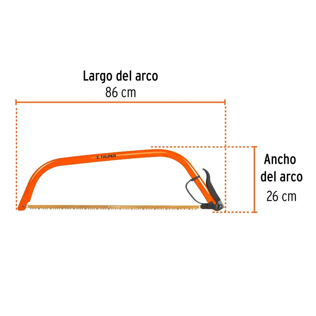 Arco jardinero tubular de 30', Truper