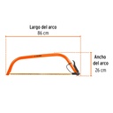 Arco jardinero tubular de 30', Truper