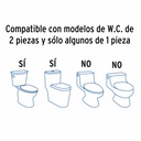 Bidet para WC de 2 piezas, Foset