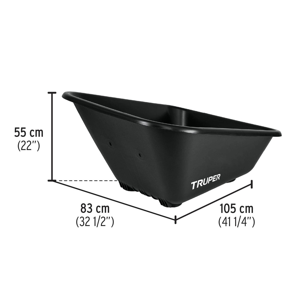 Concha plástica para carretilla TP-8, Truper