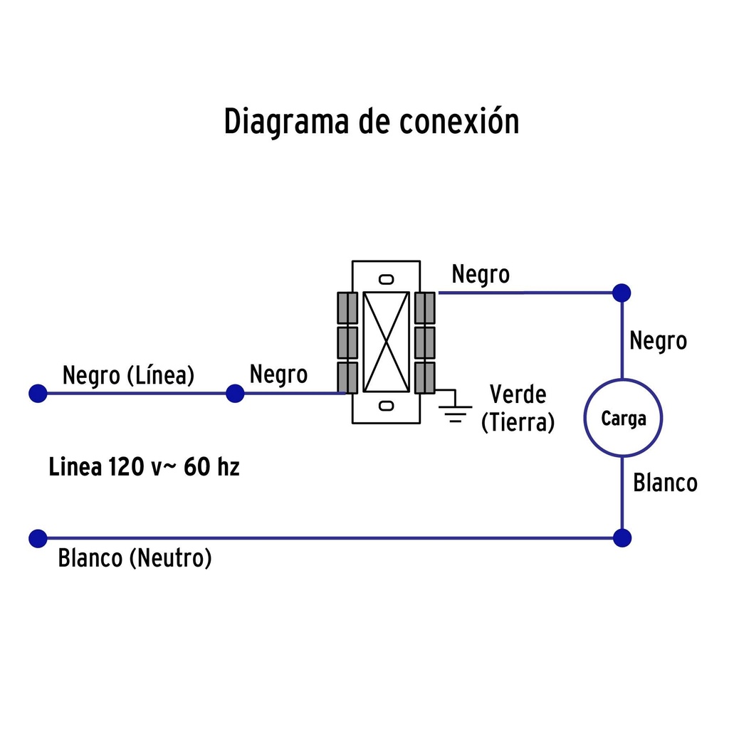 Atenuador de Luz deslizable con interruptor, línea Classic