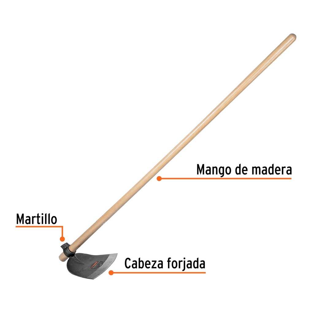 Azadón Córdoba # 2 con mango de 54'