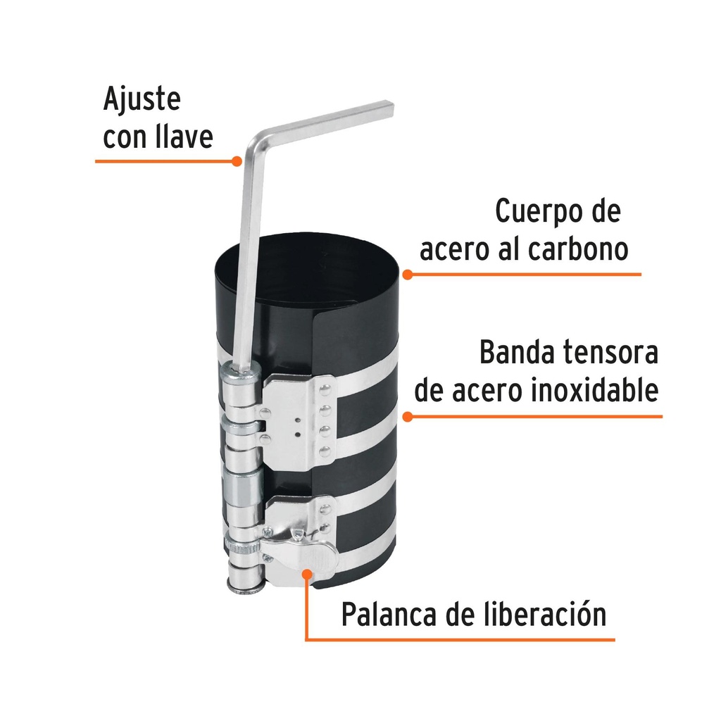 Compresor para anillos diesel, Truper