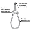 Alicate 6' de acero inoxidable para pedicure, Pretul