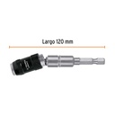 Adaptador articulado de 120 mm magnético para puntas, Expert