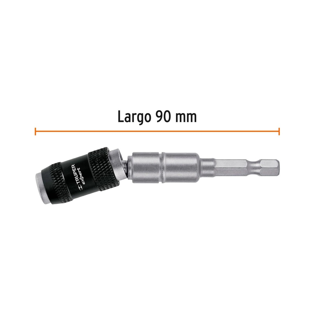 Adaptador articulado de 90 mm magnético para puntas, Expert