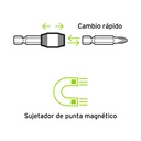 Adaptador de 75 mm magnético para puntas, Expert