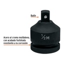 Adaptador de Impacto 3/4' (H) x 1/2' (M), Truper