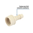 Adaptador hembra movible de polipropileno 3/4' x 1/2', Foset