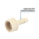 Adaptador hembra movible de polipropileno 3/4' x 3/8', Foset