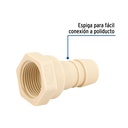 Adaptador inserción rosca interior de 3/4' x 3/4', Foset